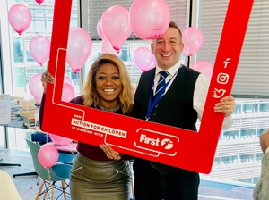 FirstGroup employees raising money for Action for Children